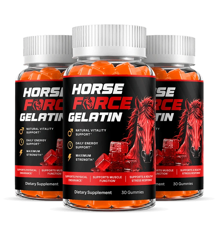 Horse Force Gelatin ™ daily male vitality and men's wellness supplement